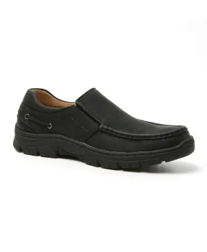Slip On Comfort Shoes - Black