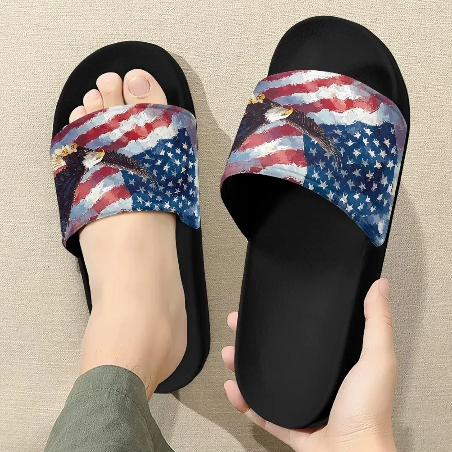 Slippers for Women and Men | House Slides Shower Sandals | Slide Sandals Women Leather Comfortable