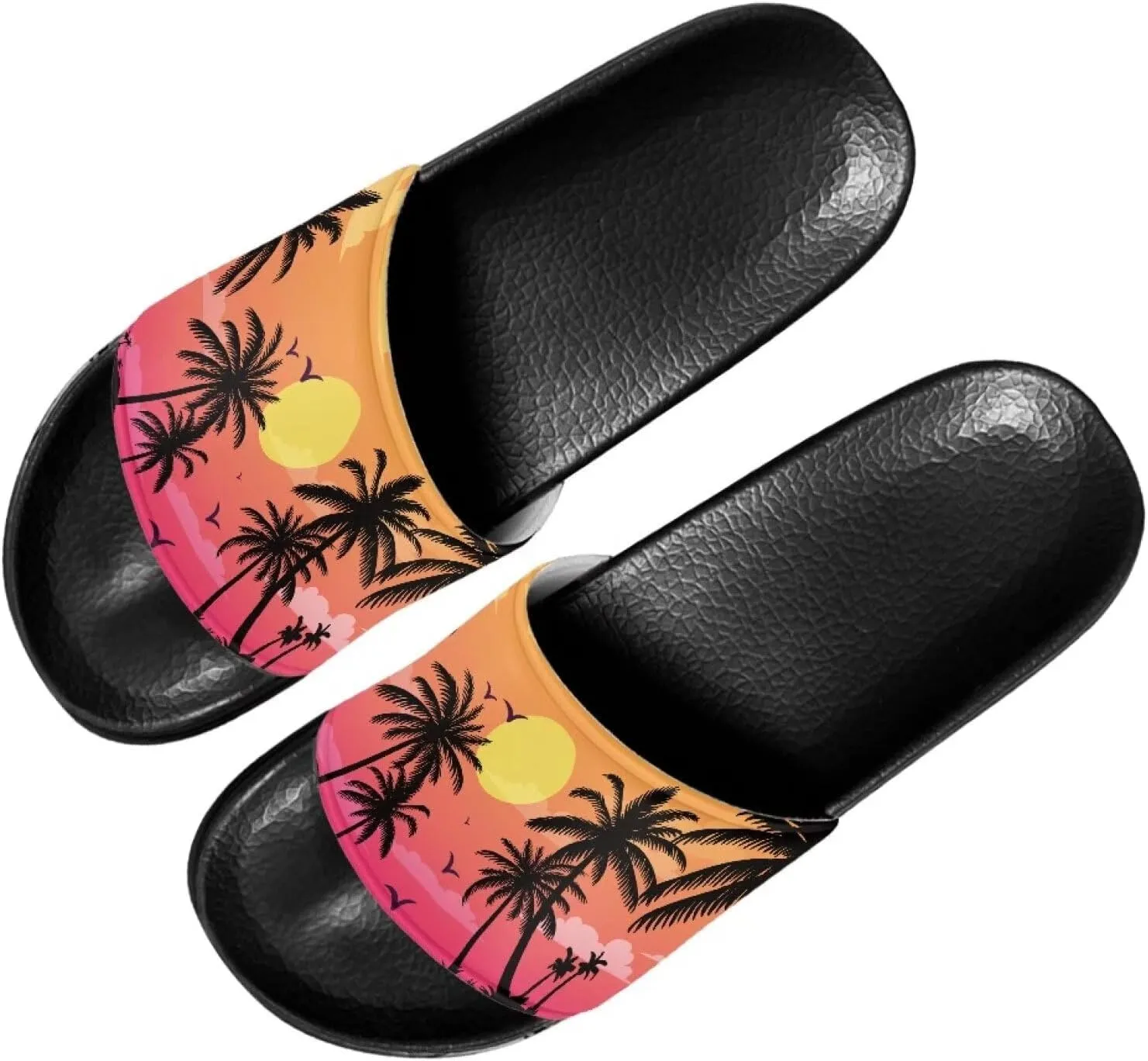 Slippers for Women and Men Non Slip Quick Drying Shower Slides Bathroom Sandals EVA Flat Sandals
