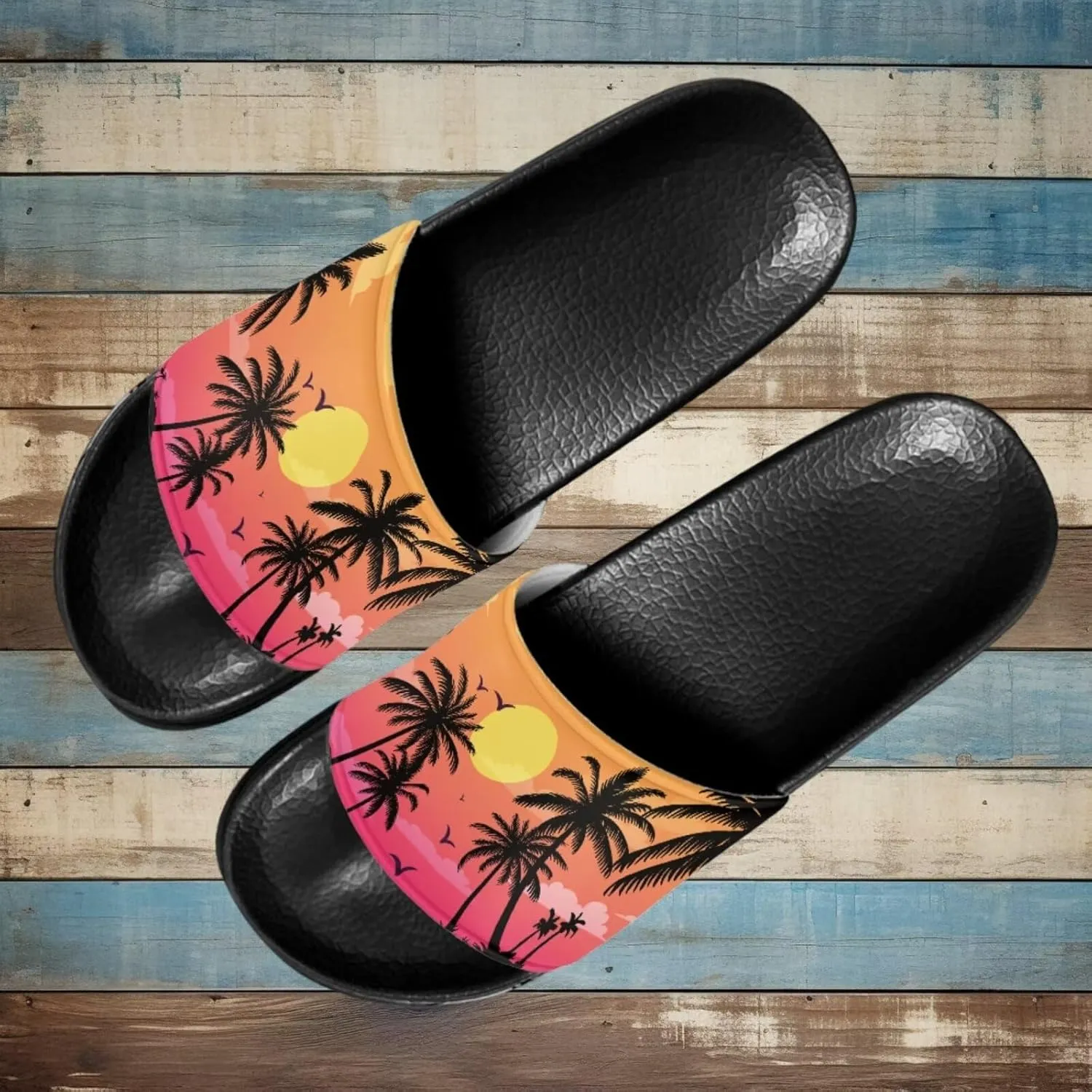 Slippers for Women and Men Non Slip Quick Drying Shower Slides Bathroom Sandals EVA Flat Sandals