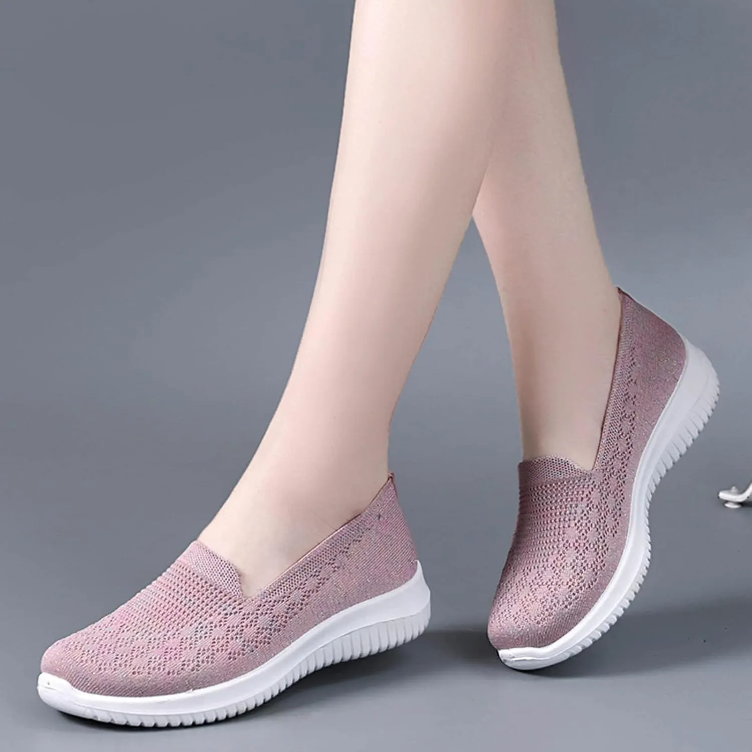 Sneakers for Women Breathable Casual Shoes Mesh Orthopedic Sneakers Outdoor Fitness Shoes for Elderly Women
