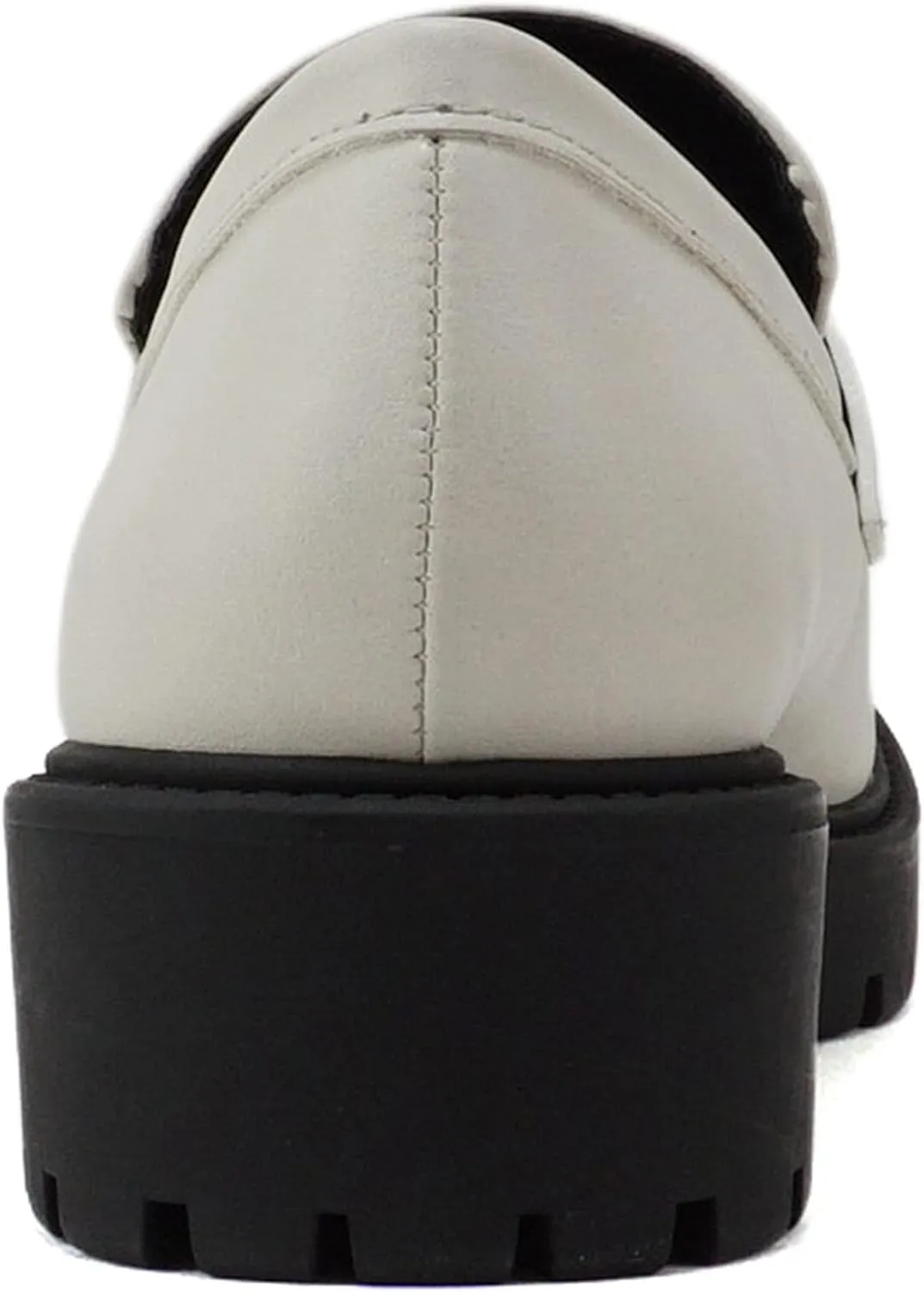 Soda “HENDER” ~ Women Round Toe Low Heel Lug Sole Platform Penny Loafer Shoe