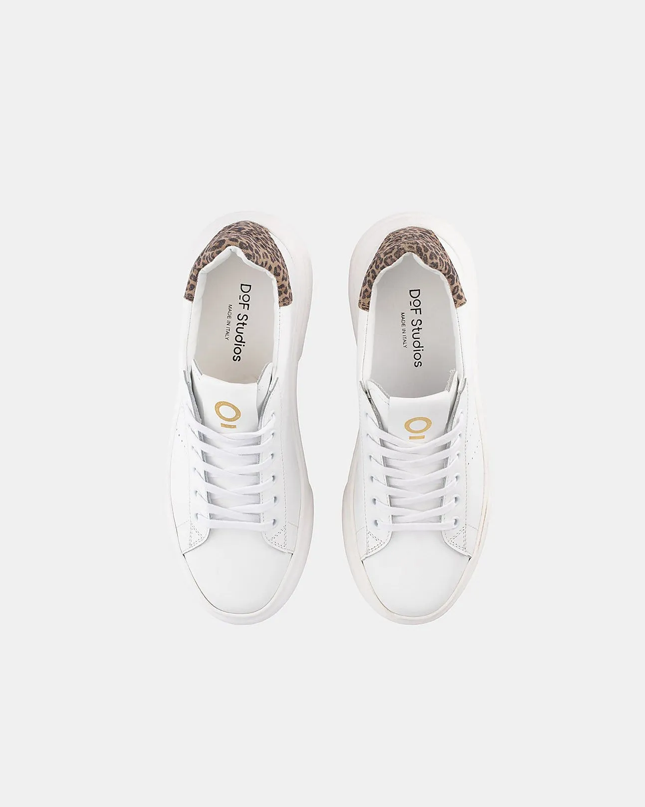 Sofia - White/Leopard