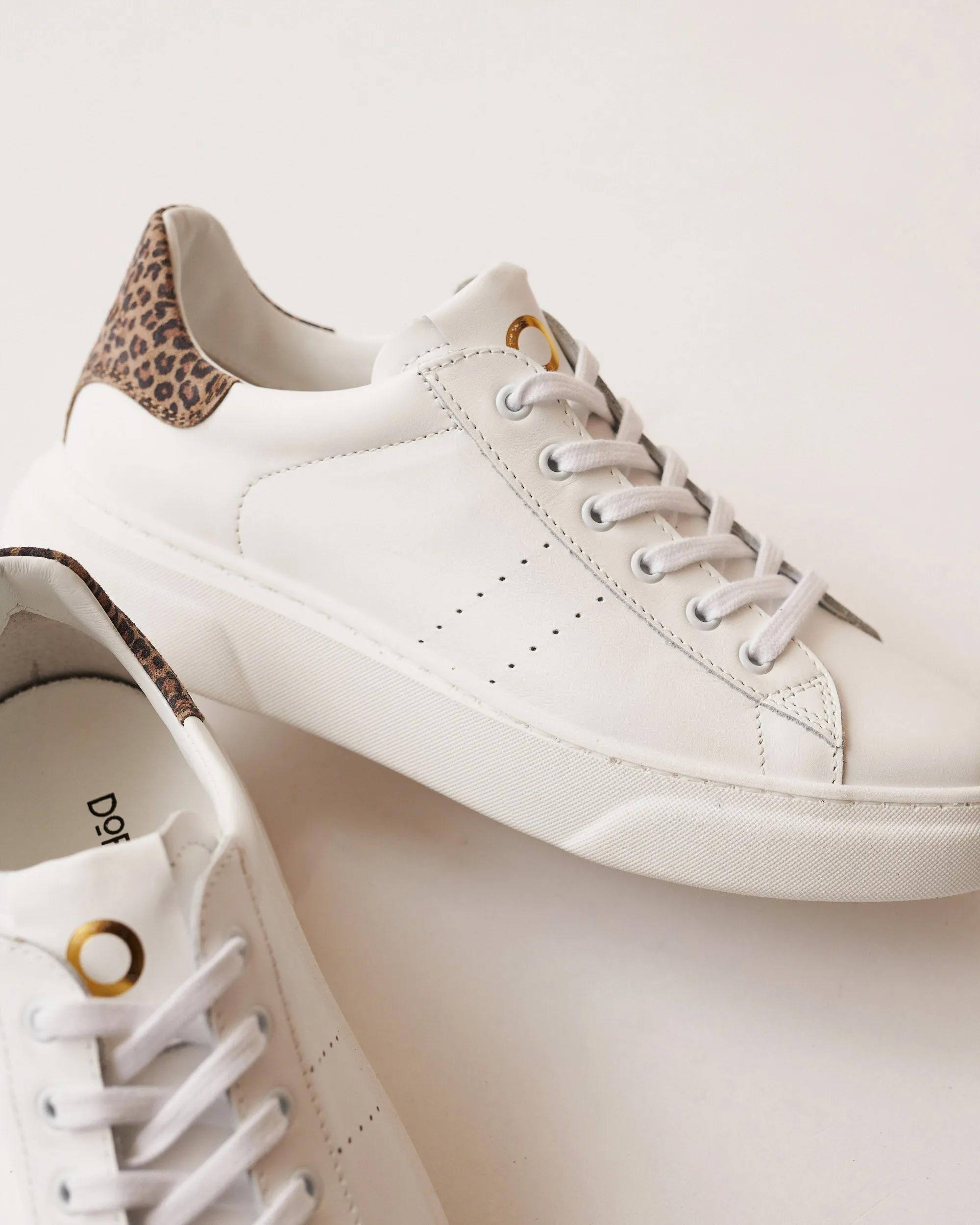 Sofia - White/Leopard