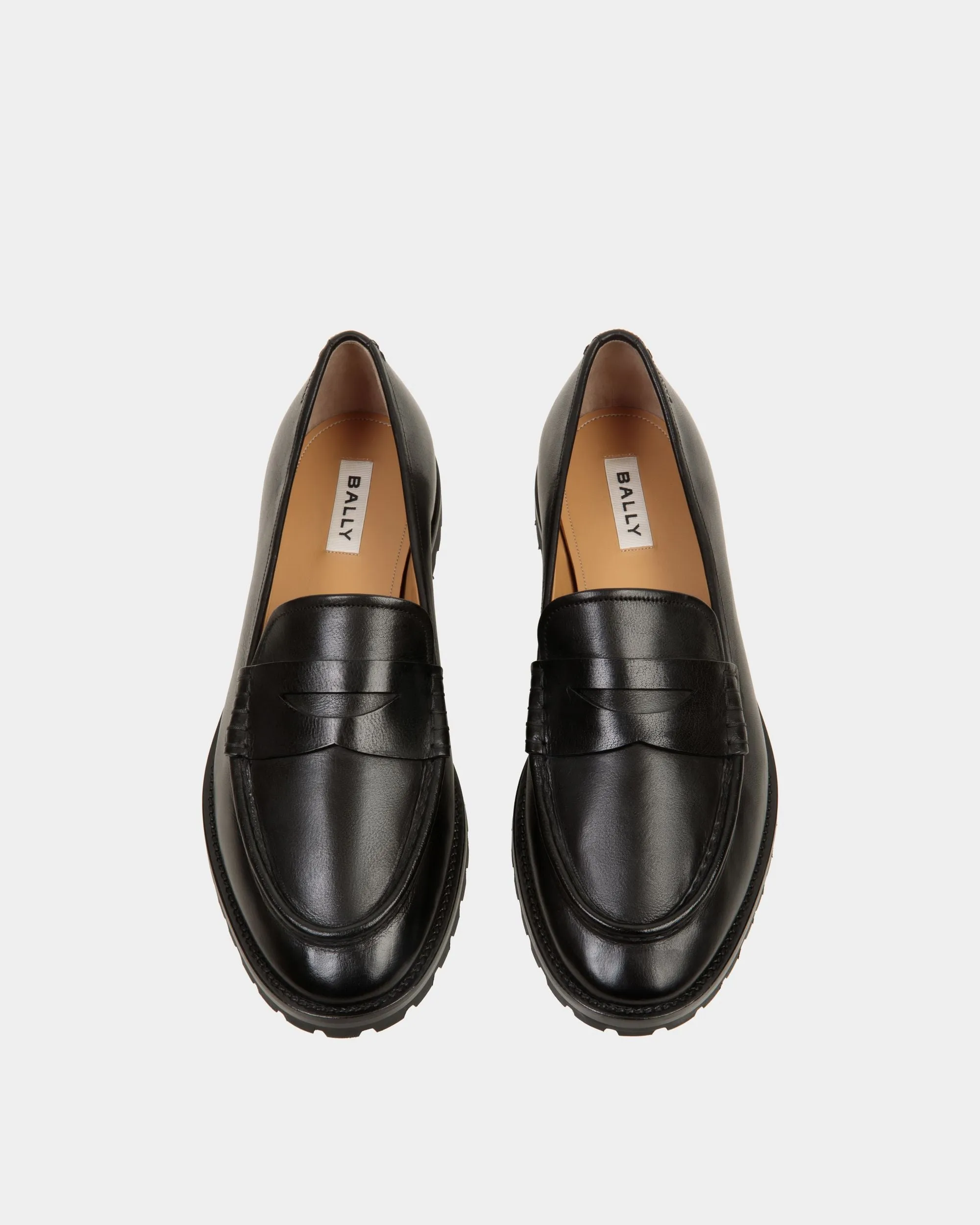 Solaria Loafer in Black Leather