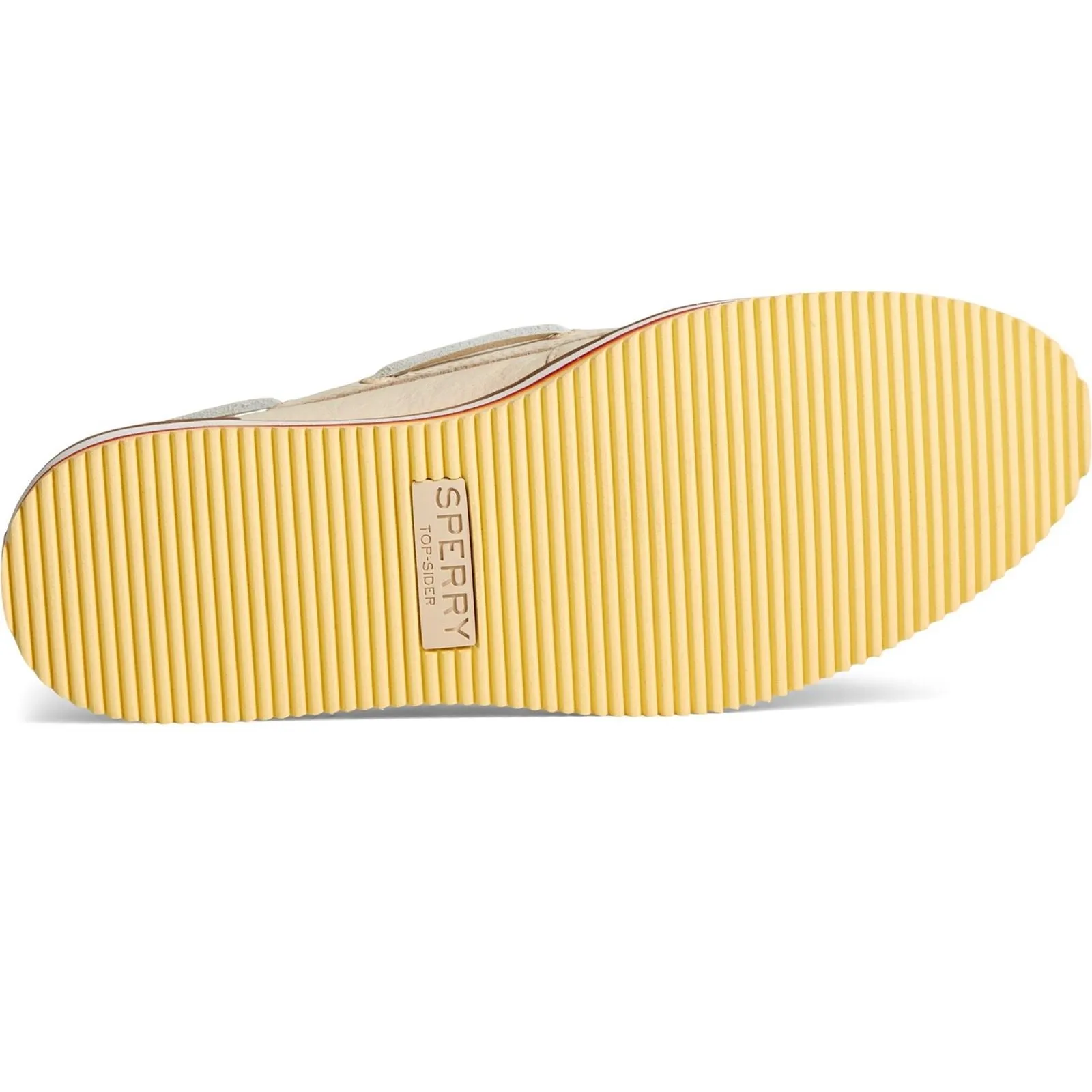 Sperry Authentic Original Stacked Leather Women's Ivory Boat Shoes