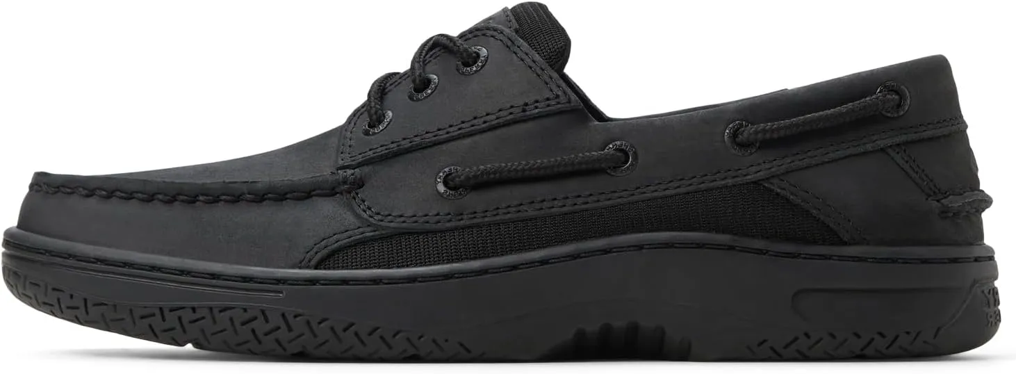Sperry Men's Billfish 3-Eye Boat Shoe, Black, 13