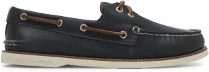 Sperry Men's Gold Authentic Original 2-Eye Boat Shoe, Navy, 9
