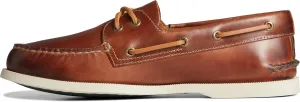 Sperry Mens Shoes Men's Authentic Original 2-Eye Seasonal Boat Shoe, TAN Burnish, 8