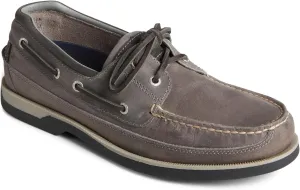 Sperry Mens Shoes Men's Mako 2-Eye Boat Shoe, Grey, 7.5