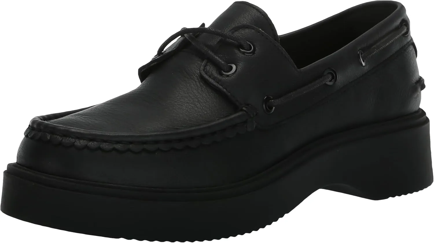 Sperry Mens Shoes Women's Bayside Boat Shoe, Black Flooded, 8 Wide
