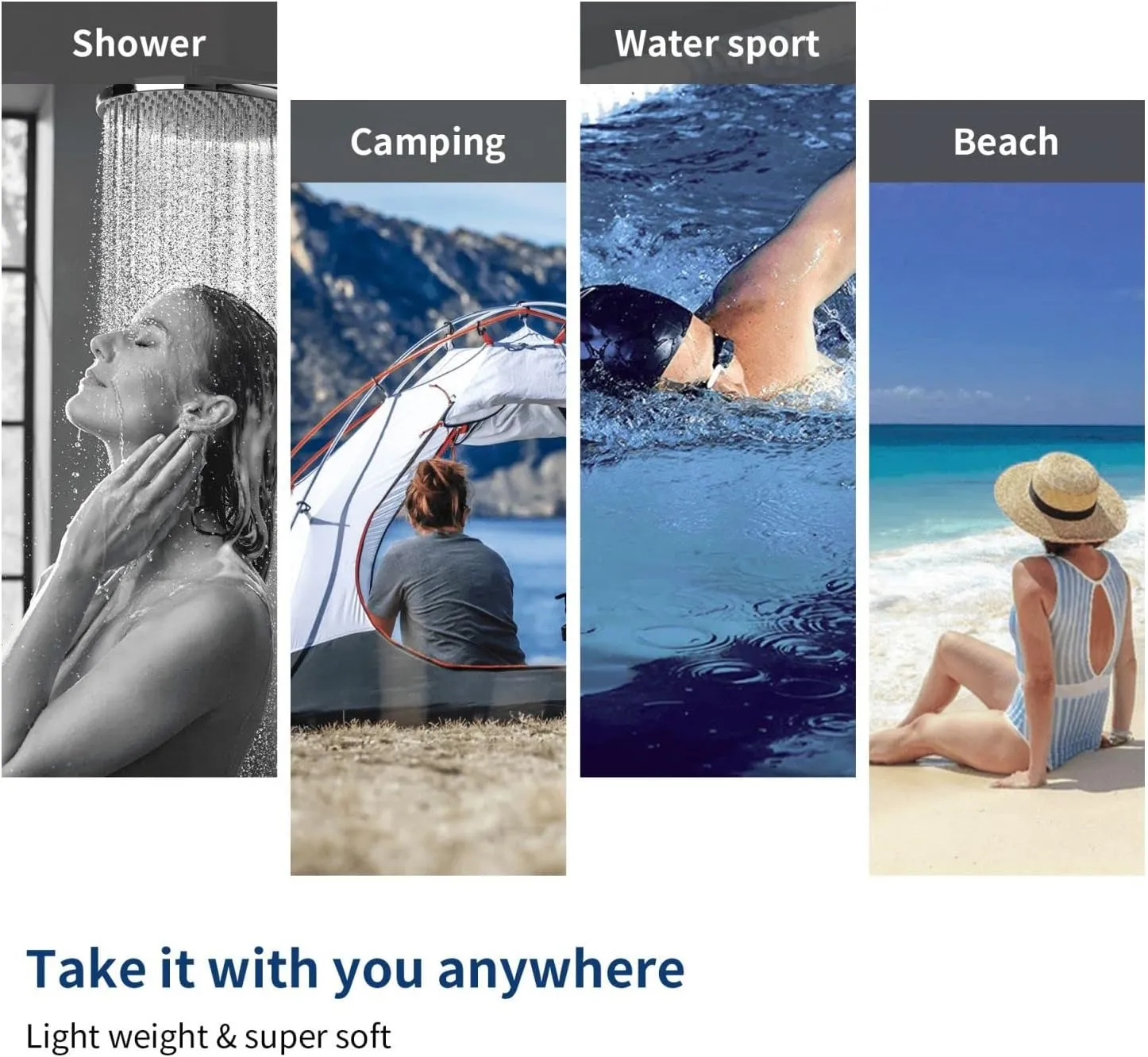 Sport Ball Cool Beach Towel Quick Dry Microfiber Bath Towels for Bathroom Soft Sand Free Beach Towels Summer Essentials Travel Swimming Decor Gifts for Men Boys Kids