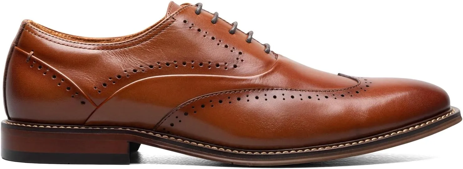 STACY ADAMS Men's MacArthur Wing Tip Oxford