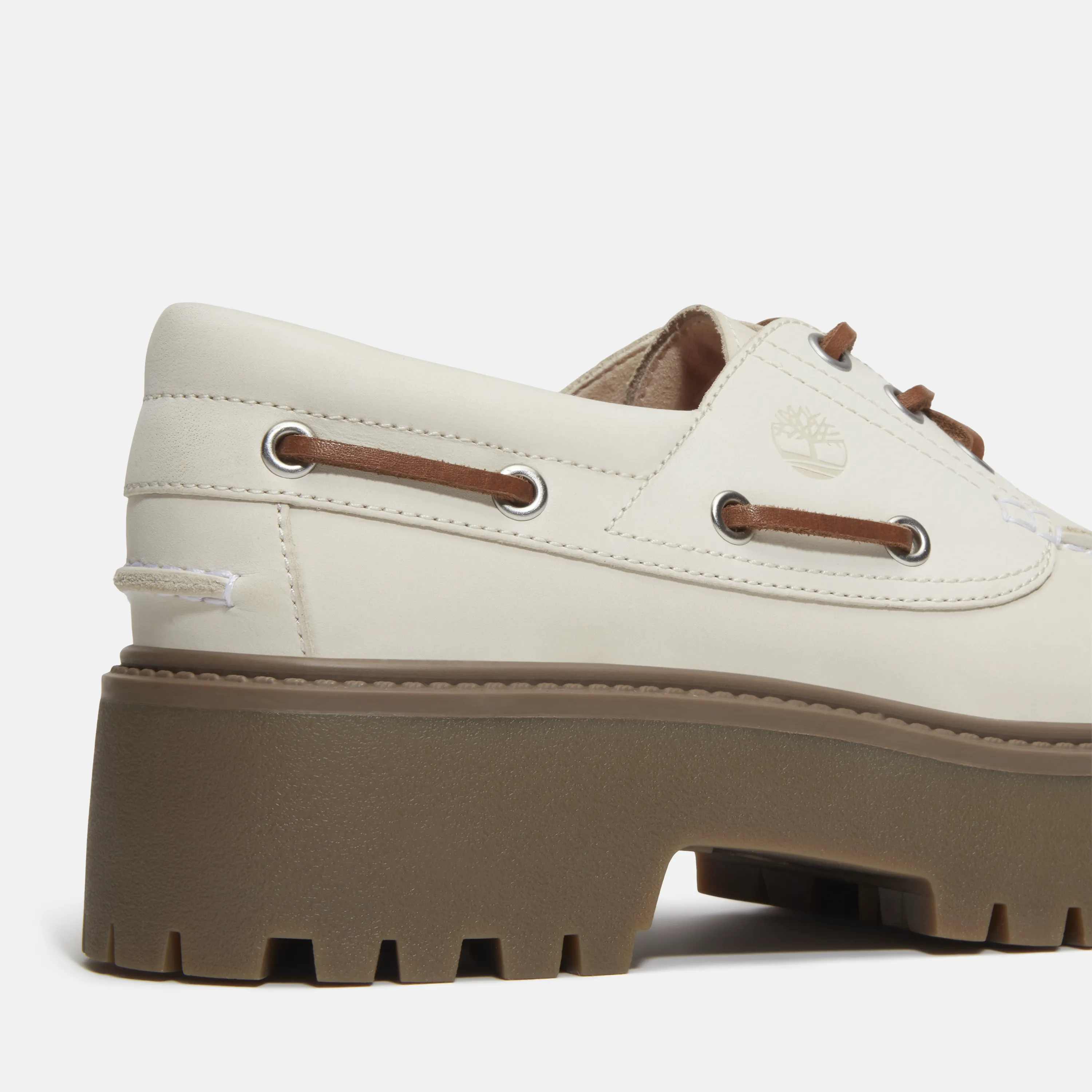 Stone Street Platform Boat Shoe For Women