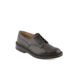 Stringata derby Tricker's Woodstock in pelle marrone
