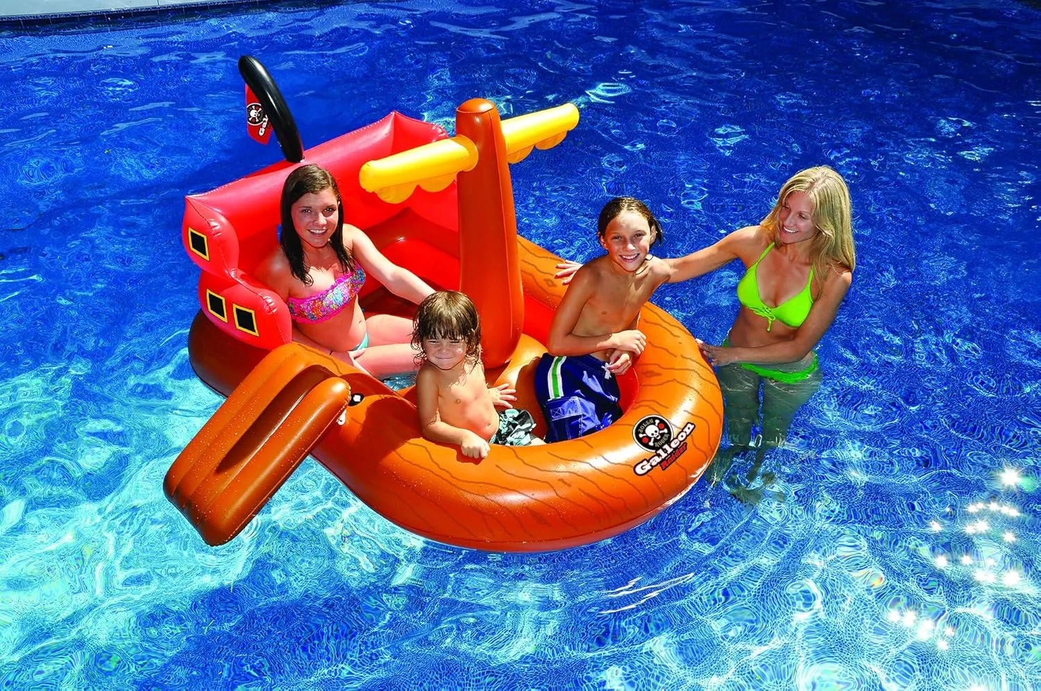 Swimline Galleon Raider Water Toy Pool Float 64" X 43"
