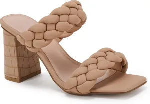 Syktkmx Braided Heeled Sandals - Comfy & Stylish! Review