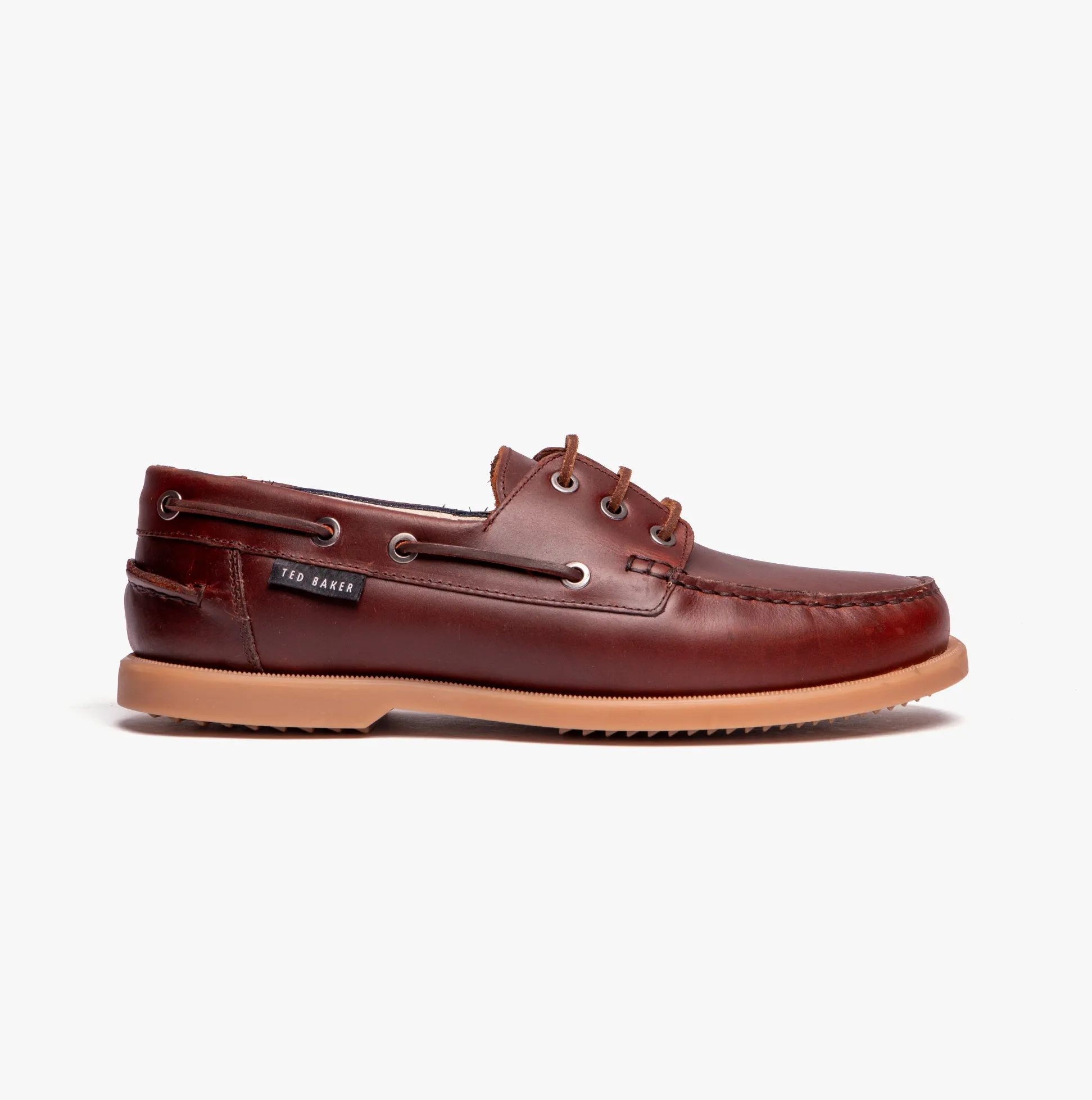 Ted Baker KENRICW Mens Boat Shoes Brown