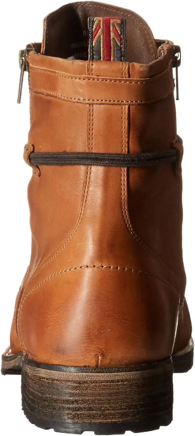 Testosterone Shoes Men's Pool Side Genuine Leather Combat Boot