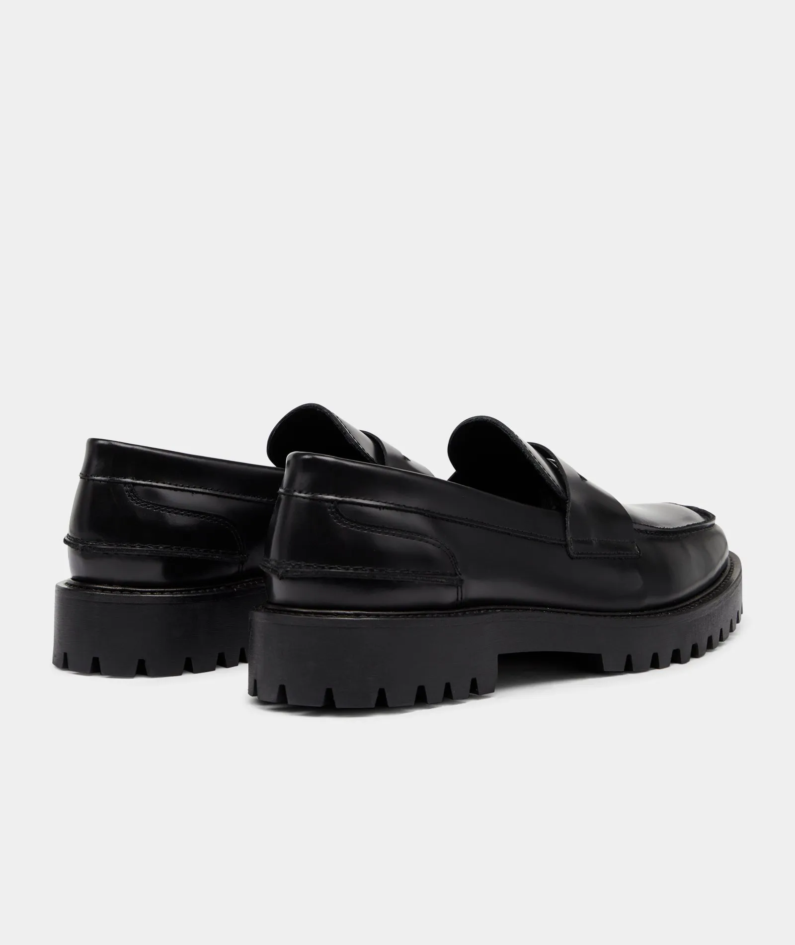 Thanksgiving sale Polido Aaron Black Efficient customer service Penny Loafer -