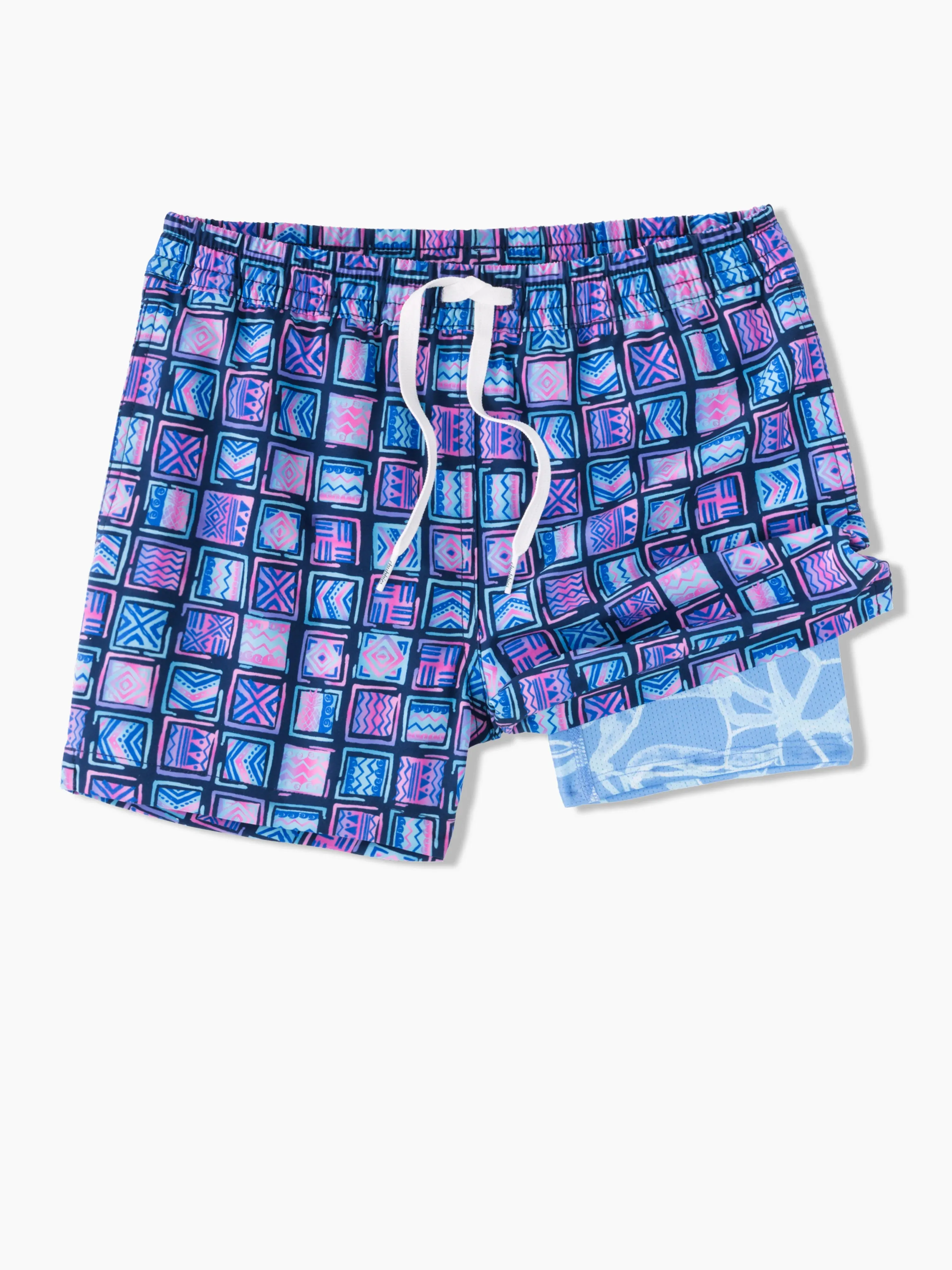 The Totally Cubulars (Boys Lined Classic Swim Trunk- Shorter)