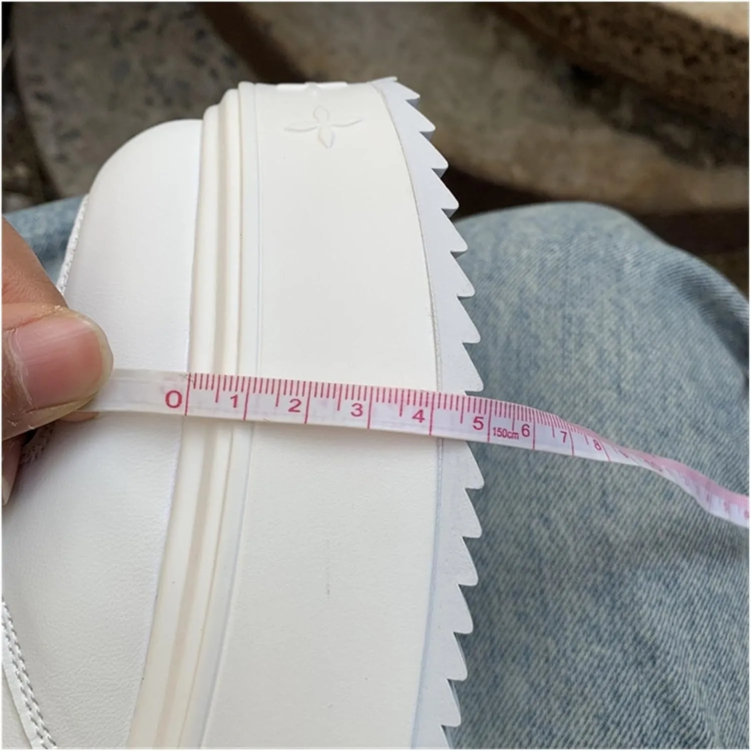 TOSOFT Women's Fashion White Trainers Sneakers Comfort 6CM Heels Height Increasing Platform Sneakers Chunky Sports Shoes