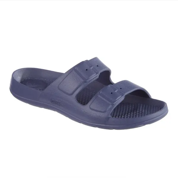 Totes Kid's Molded Double Buckle Slide with Everywear