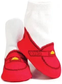 Trumpette Baby-boys Newborn Valentine Penny Loafer Socks