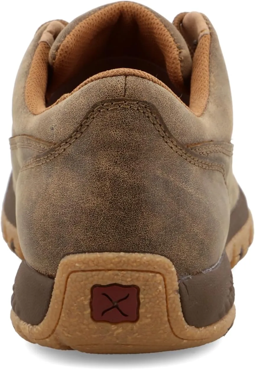 Twisted X Men's Boat Shoe Driving Moc, Moc Toe with CellStretch