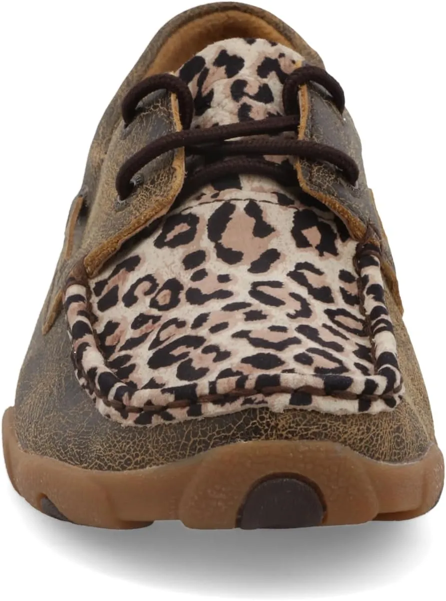 Twisted X Women's Boat Shoe Driving Moc, Moc Toe