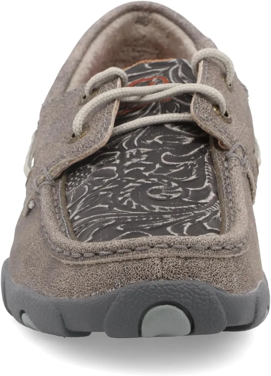 Twisted X Women's Boat Shoe Driving Moc, Moc Toe