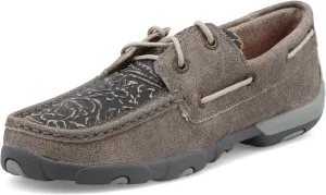 Twisted X Women's Boat Shoe Driving Moc, Moc Toe
