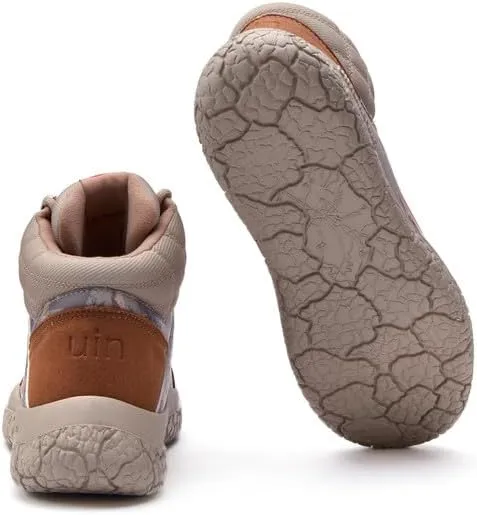 UIN Men's Art Travel Walking Shoes Slip On Casual Lightweight Wide Toe Chunky Comfort Fashion Sneaker Bardenas