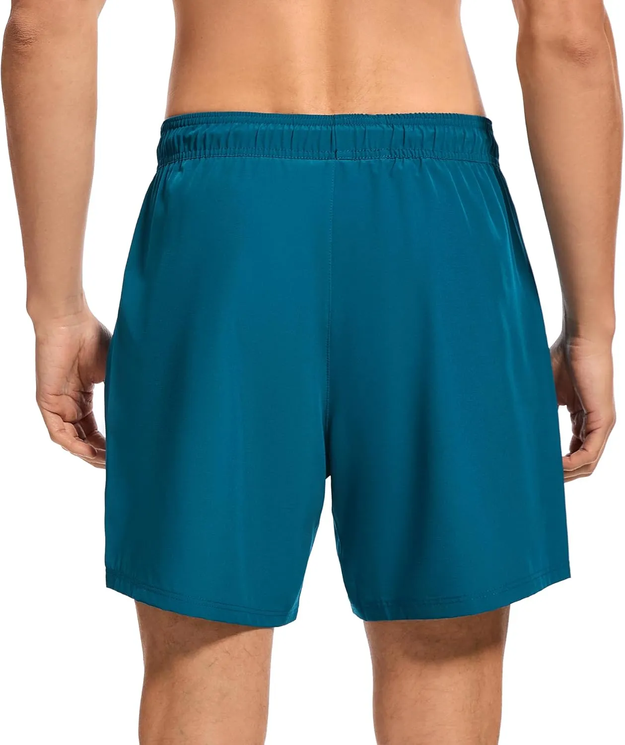 Ultrafun Mens Swim Trunks with Compression Liner 7 Inch Inseam Quick Dry 2 in 1 Swimming Board Shorts Swimsuit for Men