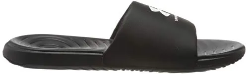 Under Armour Men's Ansa Fix Slide Sandal, Black (004)/Black, 12