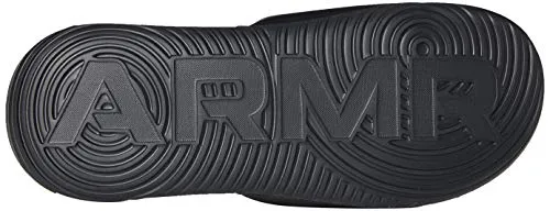 Under Armour Men's Ansa Fixed Strap Slide Sandal, Black (003)/Black, 10