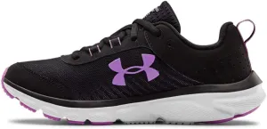 Under Armour Women's Charged Assert 8 Running Shoe, Black (007)/White, 9.5