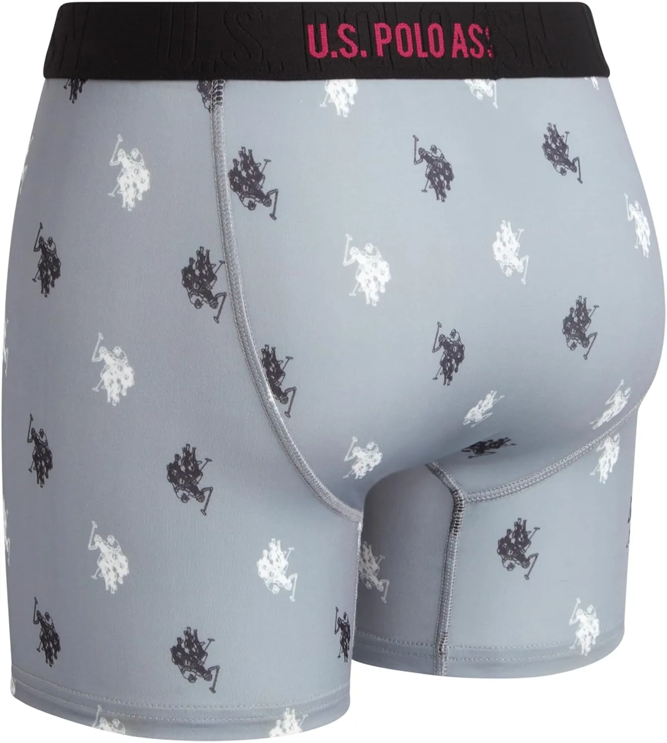 U.S. Polo Assn. Men's Underwear - Performance Stretch Boxer Briefs with Comfort Pouch (8 Pack)