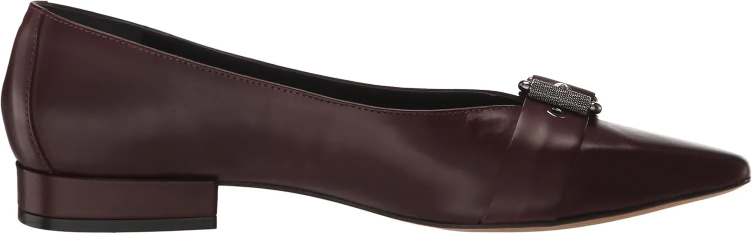 Vince Camuto Women's Megdele Buckle Flat Loafer