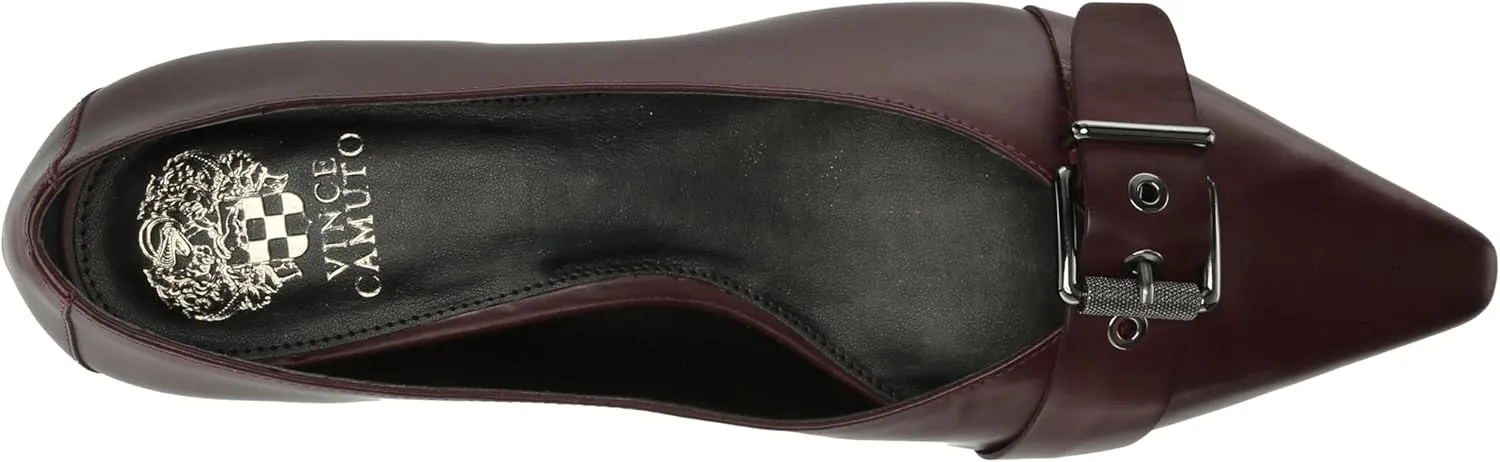 Vince Camuto Women's Megdele Buckle Flat Loafer
