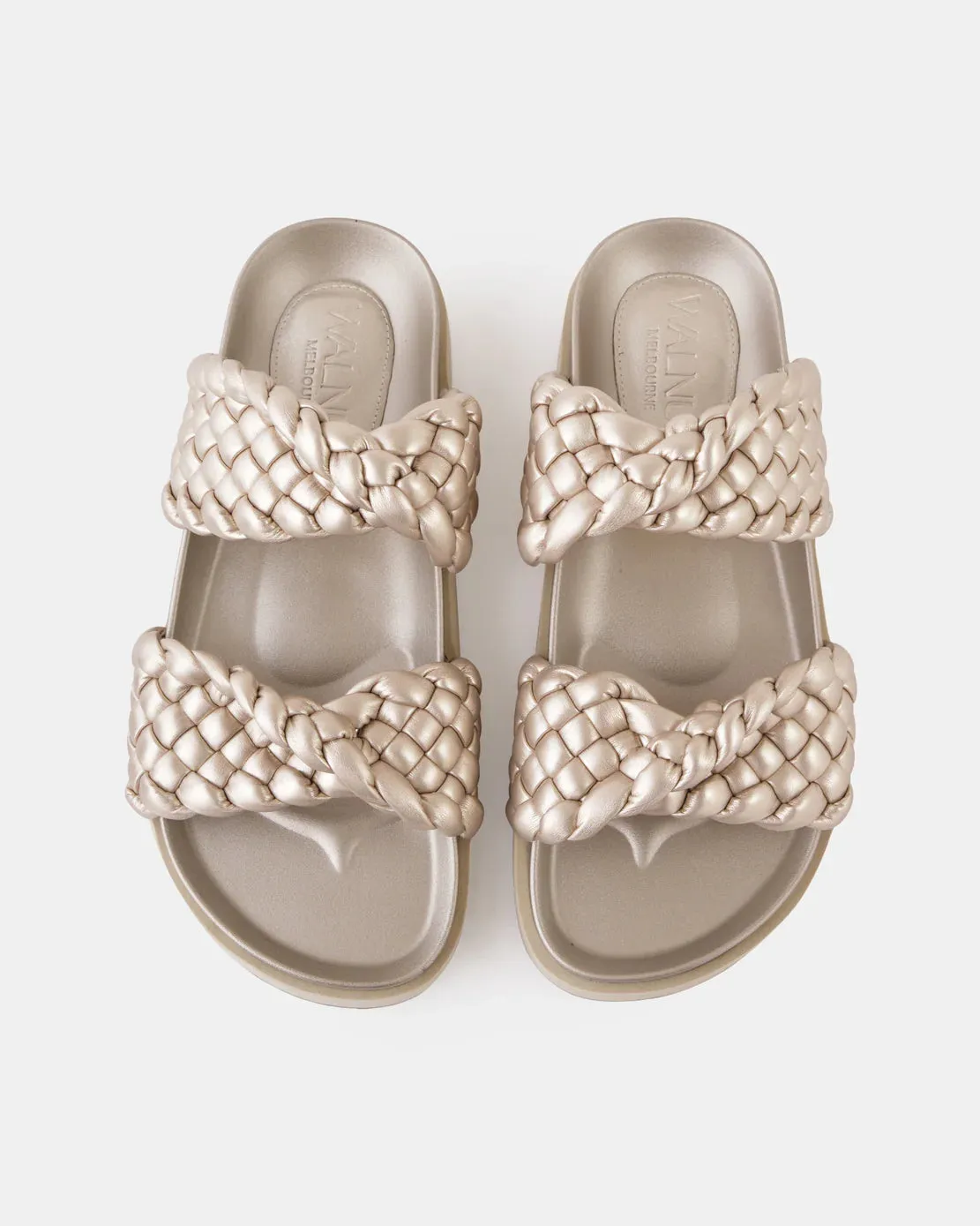 WALNUT MELBOURNE Mim Slide Soft Gold