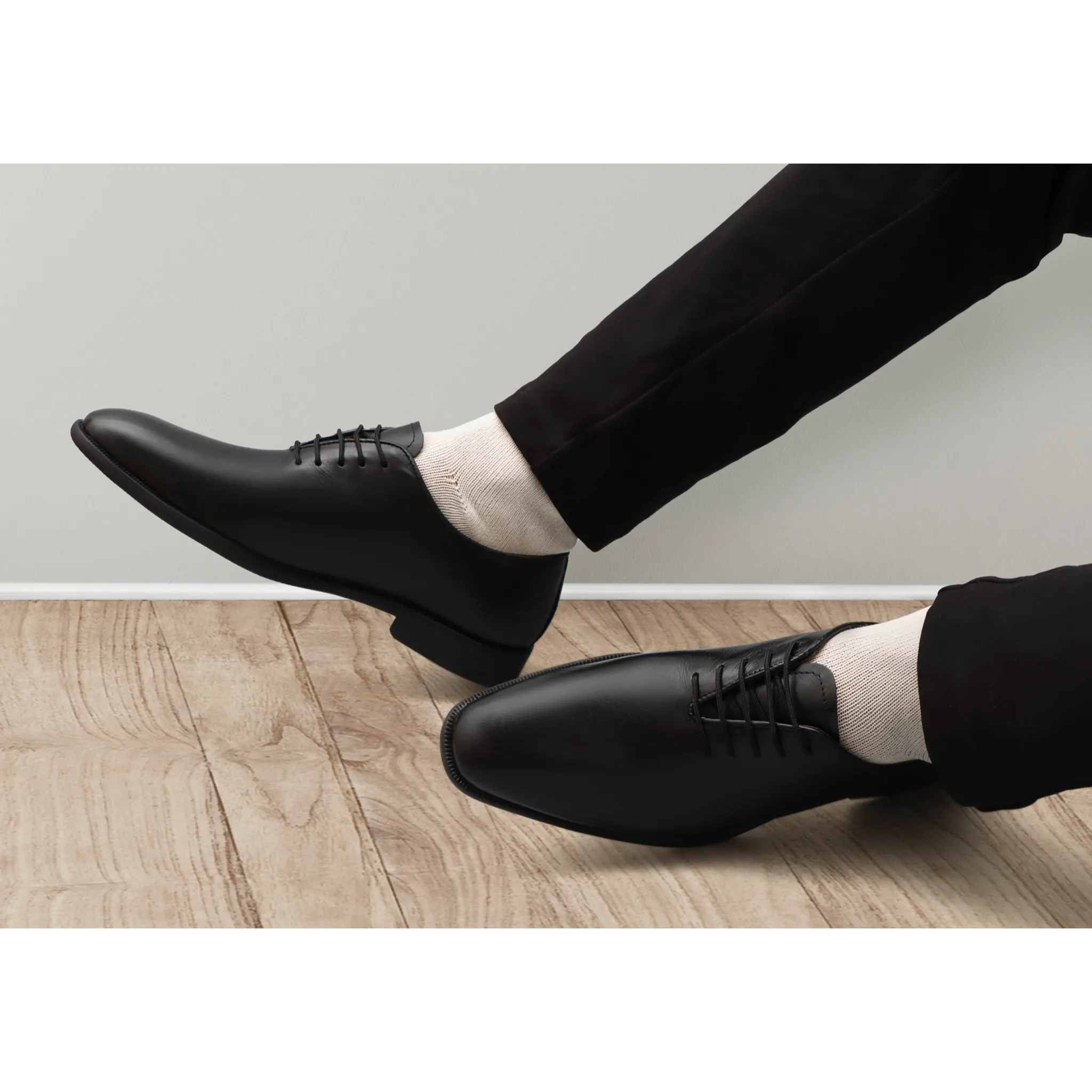 Wholecut Oxford Formal Shoes Black