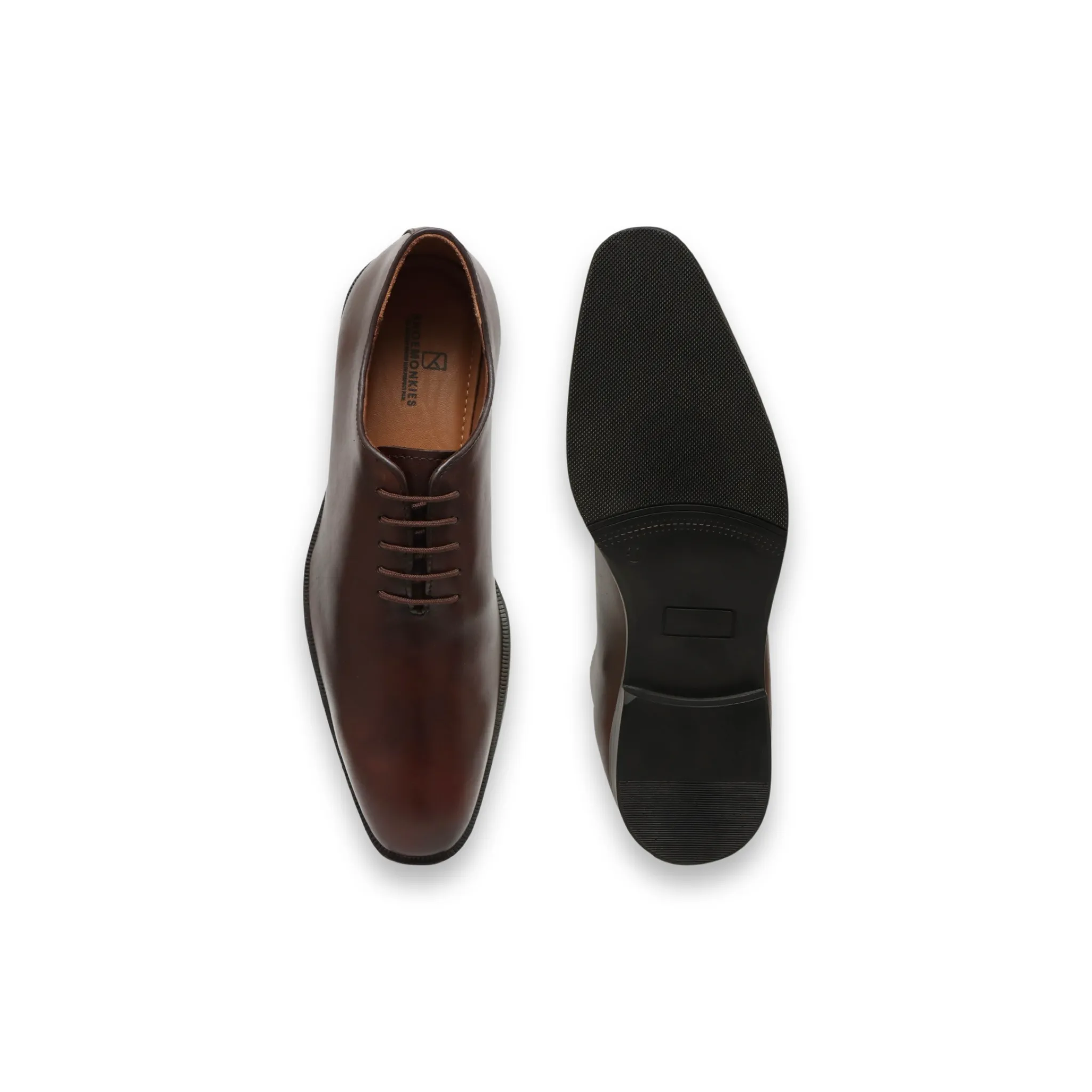 Wholecut Oxford Formal Shoes Brown