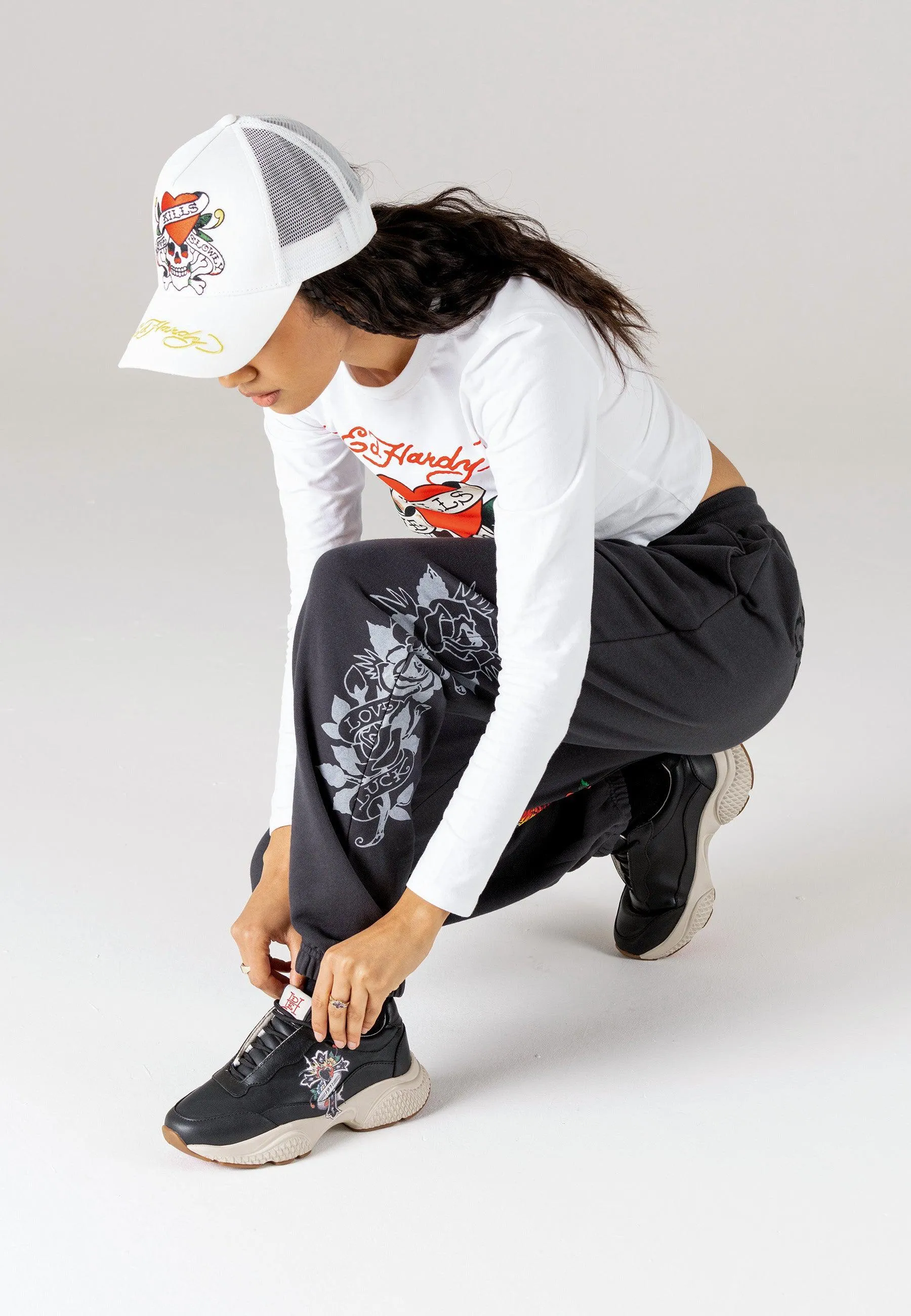 Womens Base Runner - Cross - Black