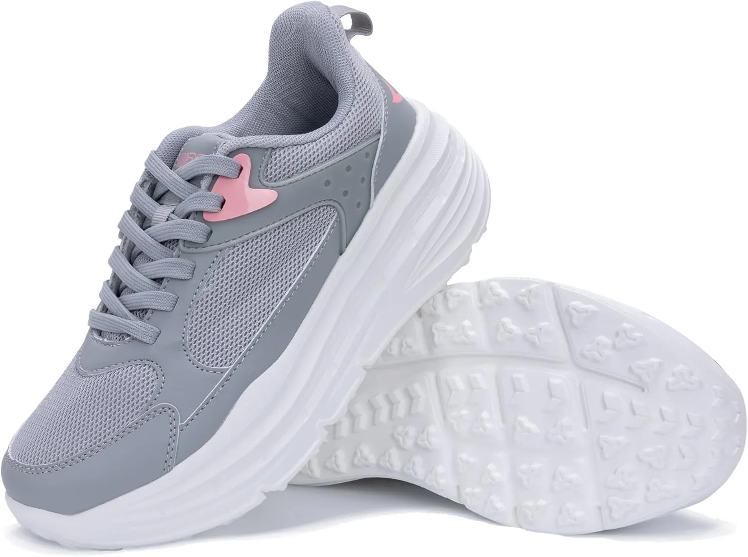 Women's Chunky Platform Sneakers LYNSS 1.0 Lightweight Walking Lace-up Memory Foam Comfortable Casual Sneakers