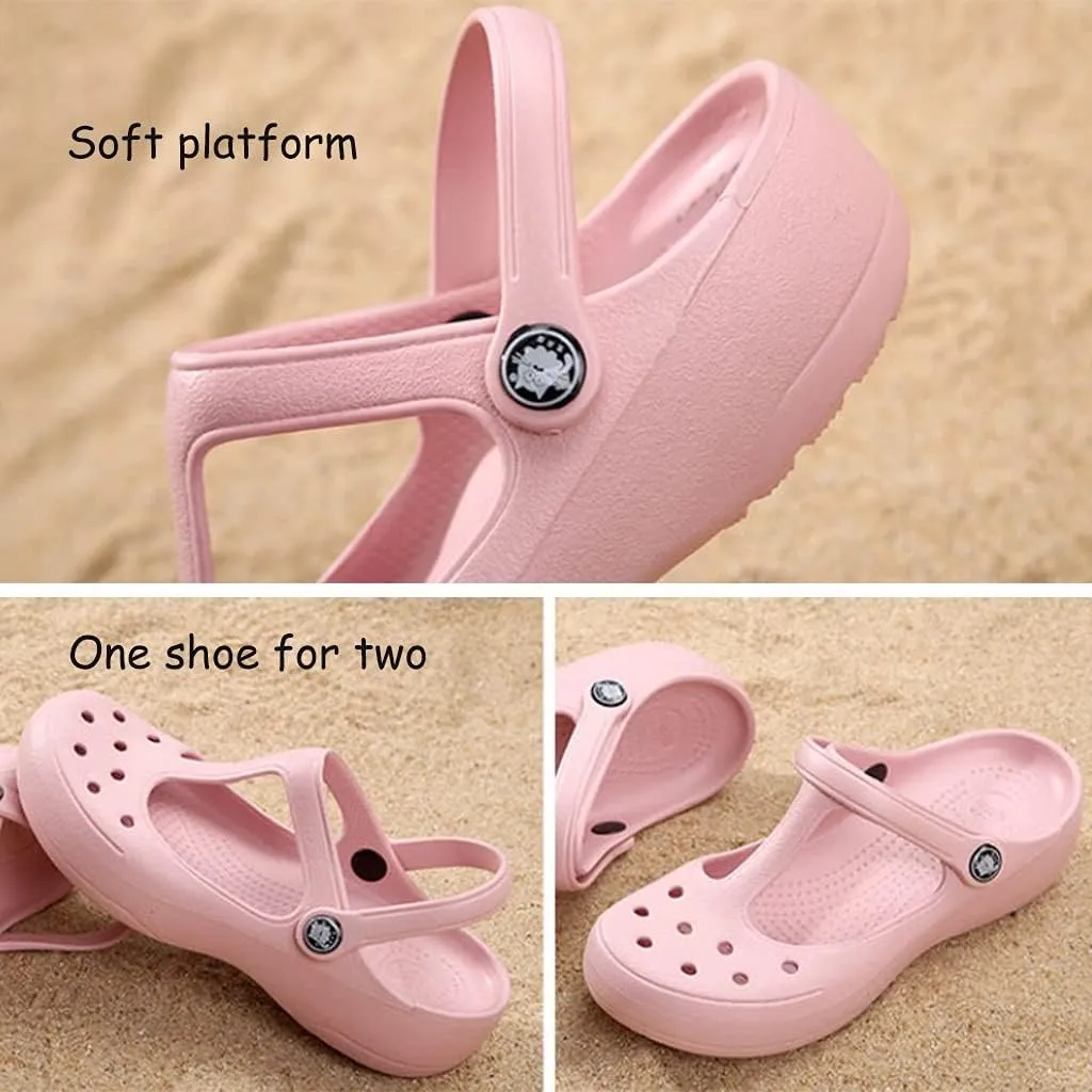 Womens Garden Clogs Shoes Sports Sandals Casual Slippers Indoor Slip on Beach Classic Water Shoes Quick Drying Mules Outdoor Shock Absorbing Perfect for Nurses & Doctors
