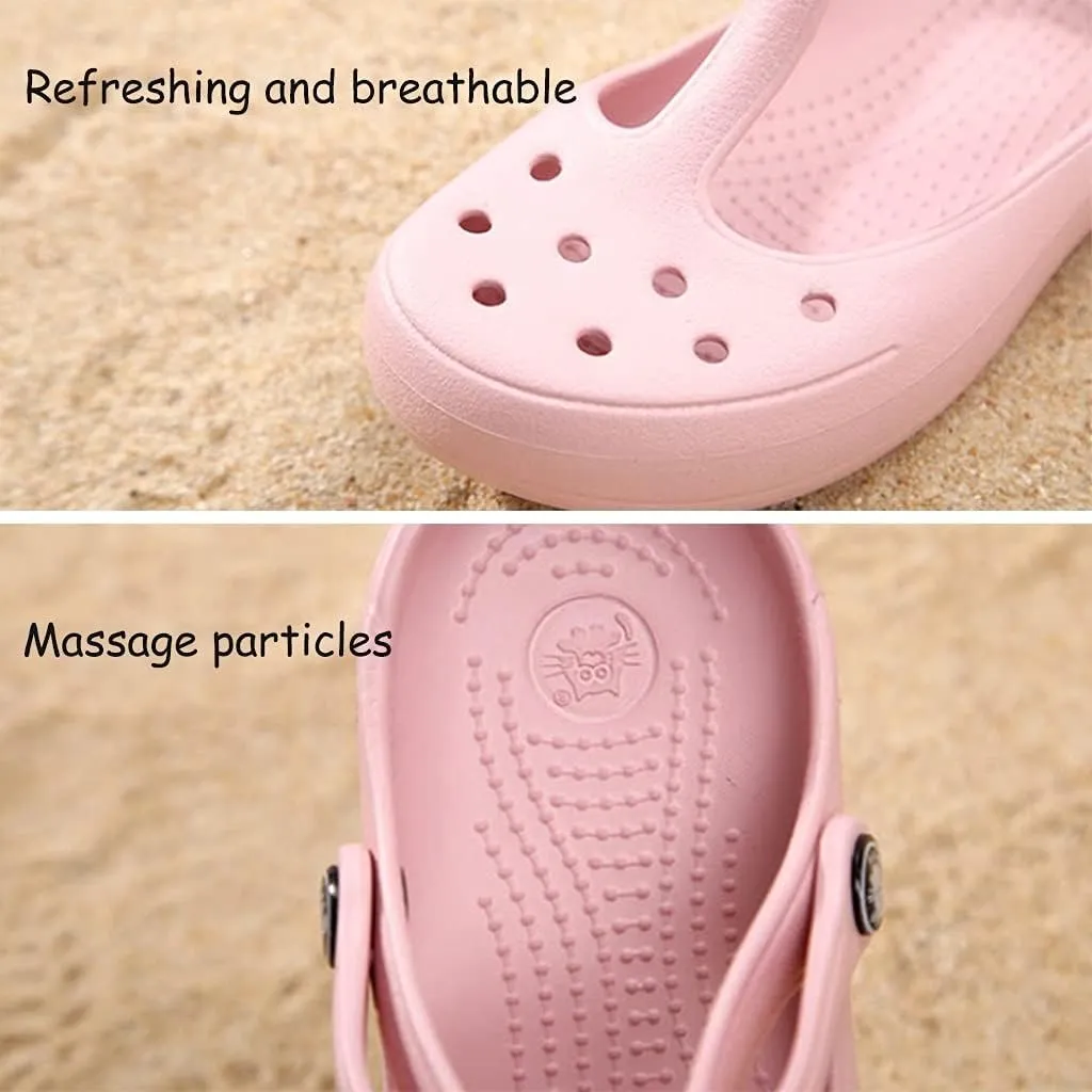 Womens Garden Clogs Shoes Sports Sandals Casual Slippers Indoor Slip on Beach Classic Water Shoes Quick Drying Mules Outdoor Shock Absorbing Perfect for Nurses & Doctors