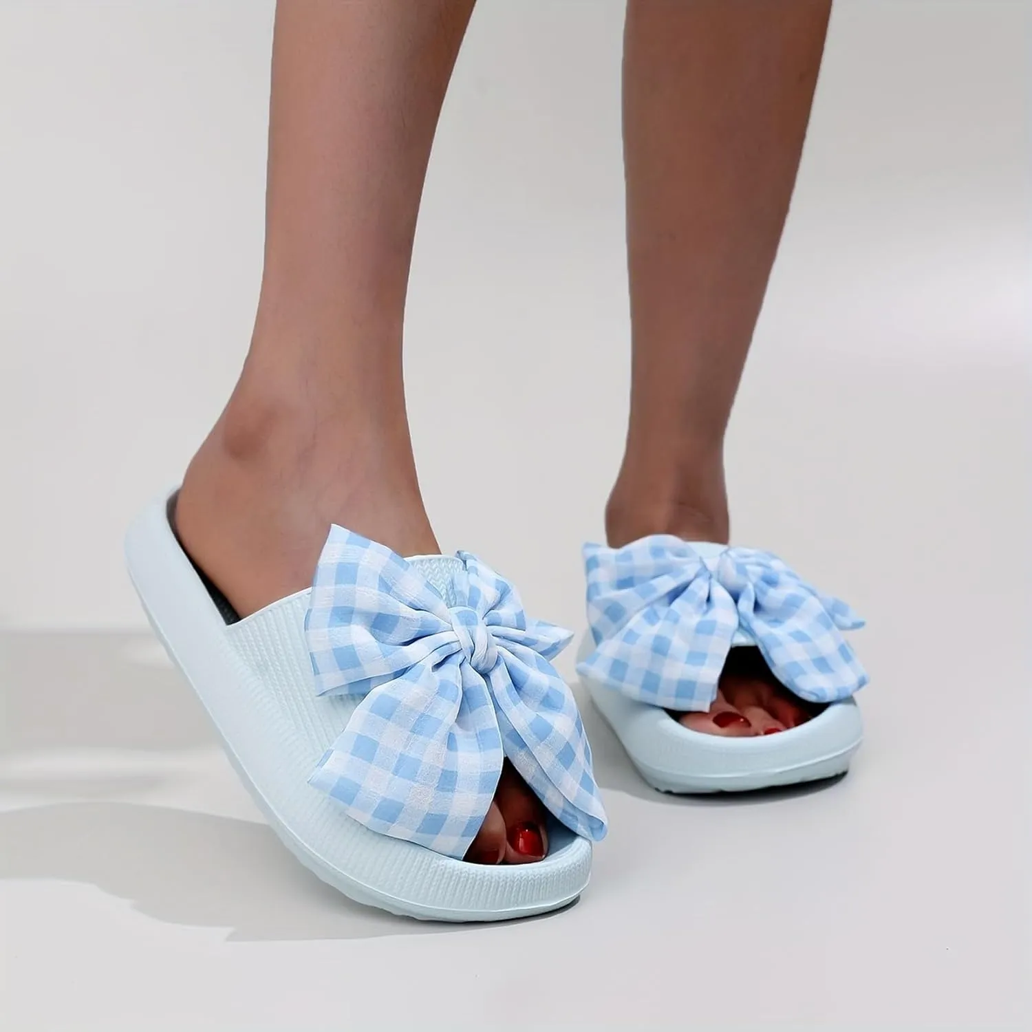 Womens Mens Cloud Slippers Pool Sliders Shower Shoes Beach Sandals Bathroom Slippers Thick Outsole Non Slip Comfy