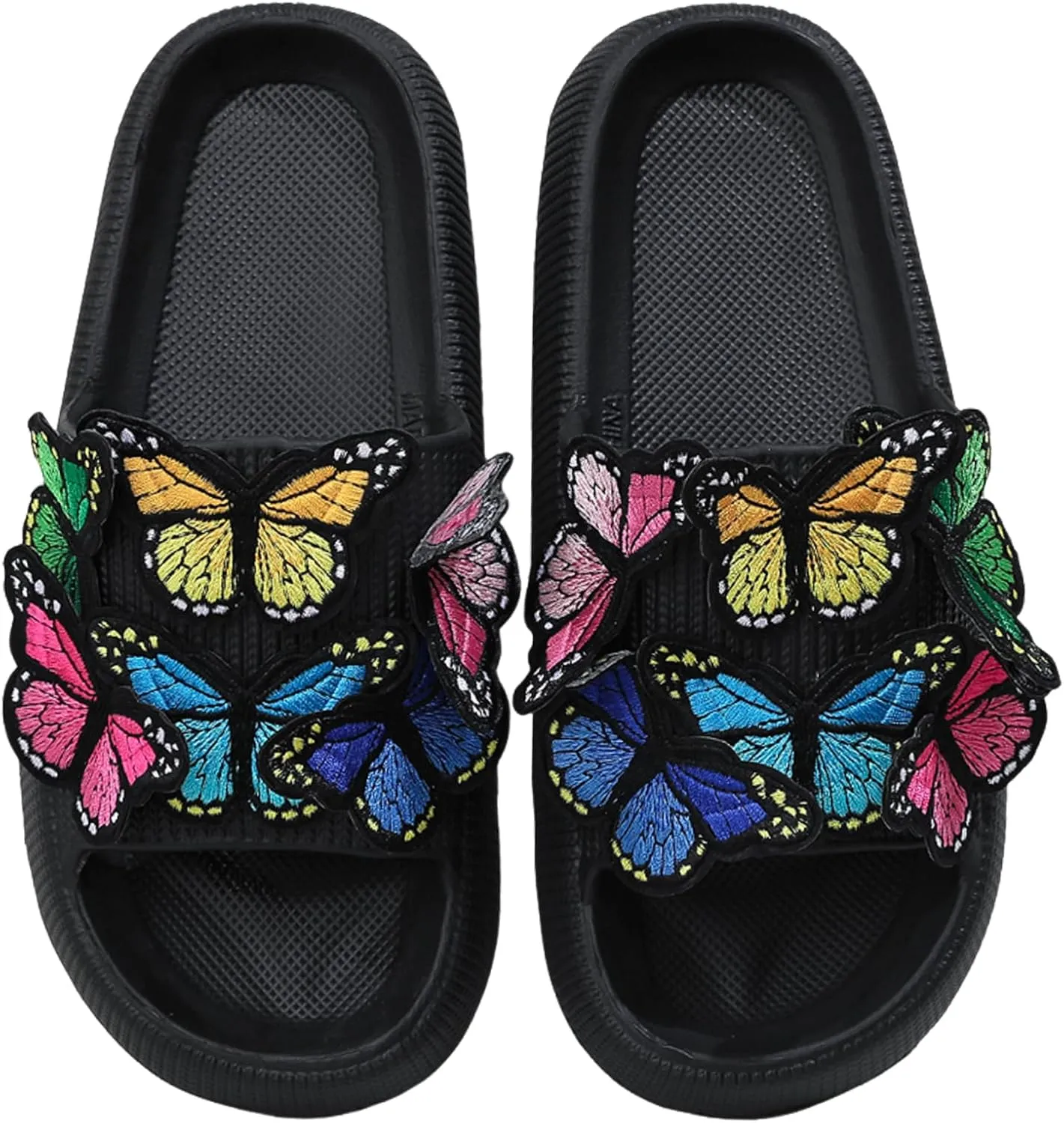 Womens Mens Cloud Slippers Pool Sliders Shower Shoes Beach Sandals Bathroom Slippers Thick Outsole Non Slip Comfy