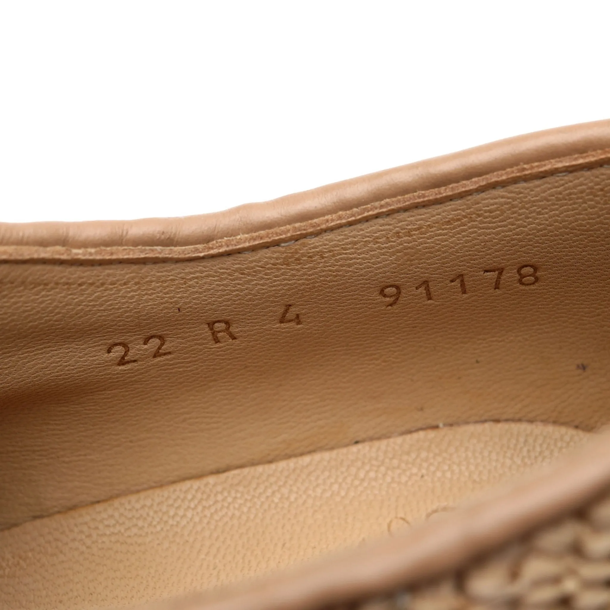 Women's 'Michael' Beige Raphia Derby UK 4